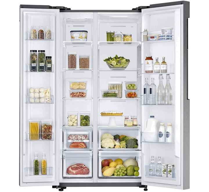 Samsung 674 L Frost Free Side-by-Side Refrigerator(RS62K60A7SL Stainless Steel)